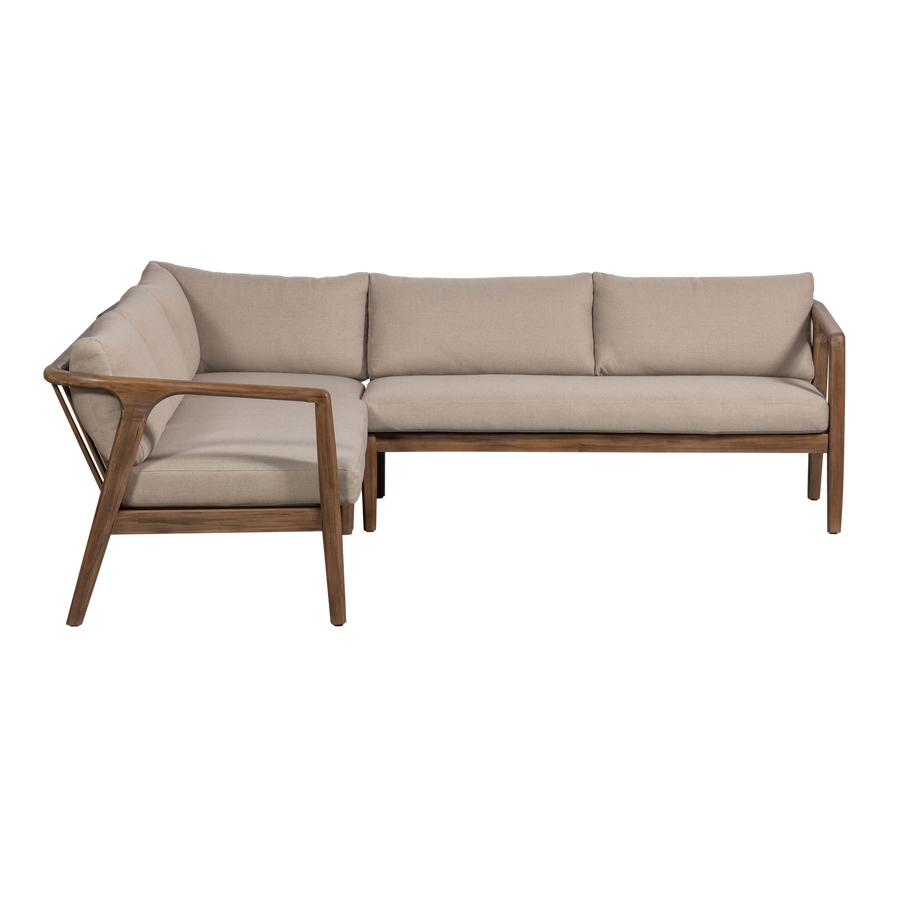 Biam tuin loungeset acaciahout naturel/zand