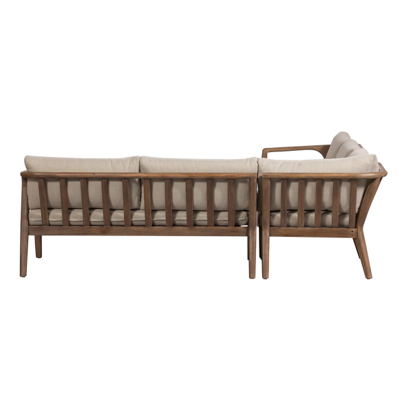 Biam tuin loungeset acaciahout naturel/zand