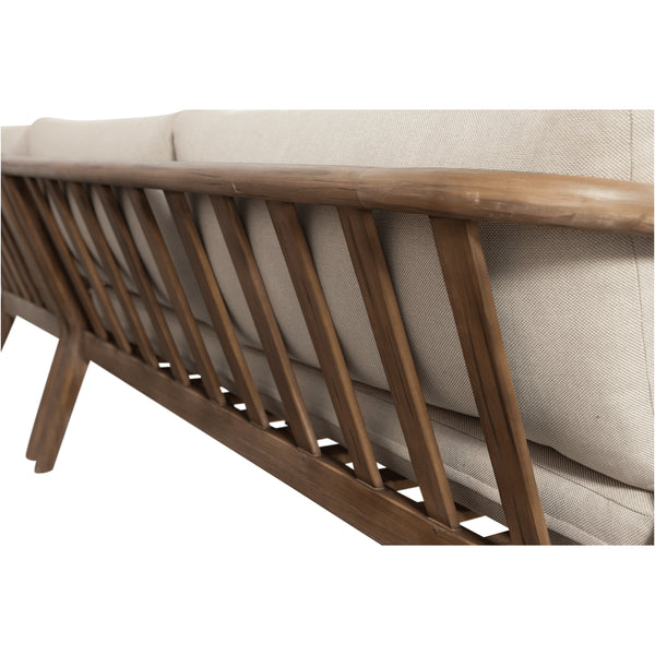 Biam tuin loungeset acaciahout naturel/zand