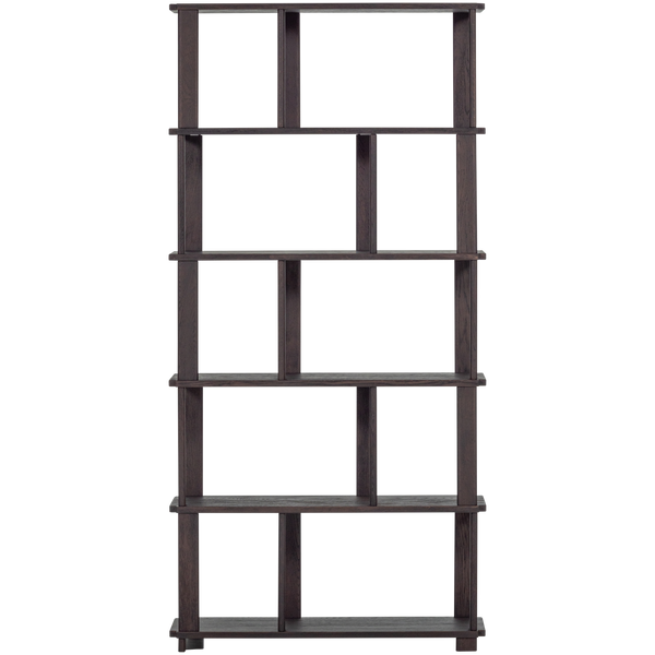 Riss boekenkast eikenhout mystic brown 186x90 cm