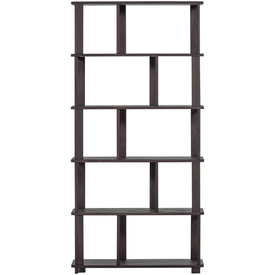 Riss boekenkast eikenhout mystic brown 186x90 cm
