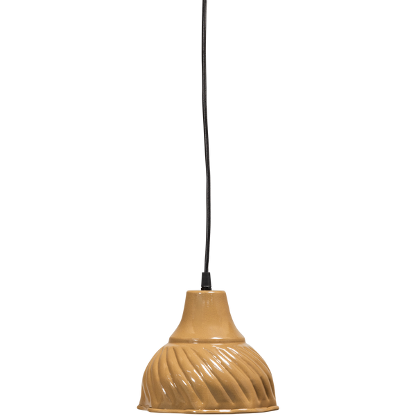 Arleso hanglamp metaal honinggeel