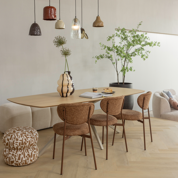 Arleso hanglamp metaal honinggeel