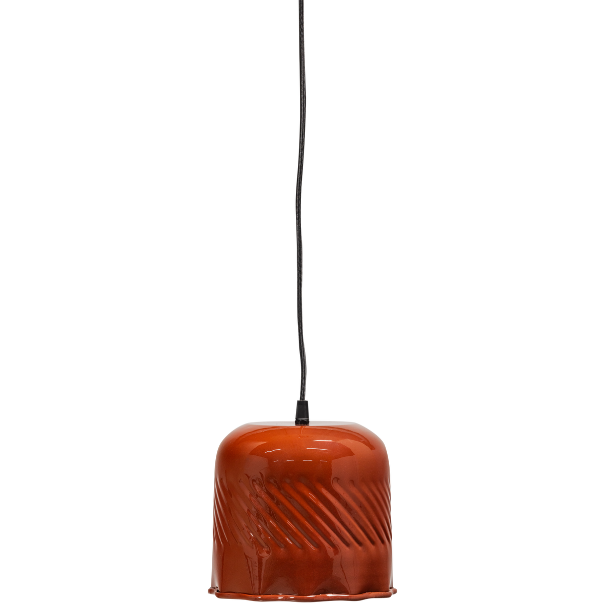 Arleso hanglamp metaal oranje/bruin