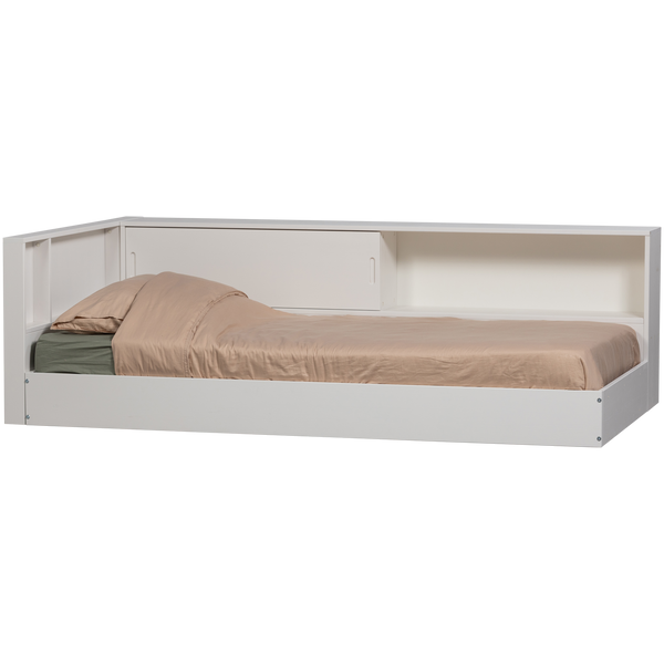 Carter hoekbed links/rechts grenen wit