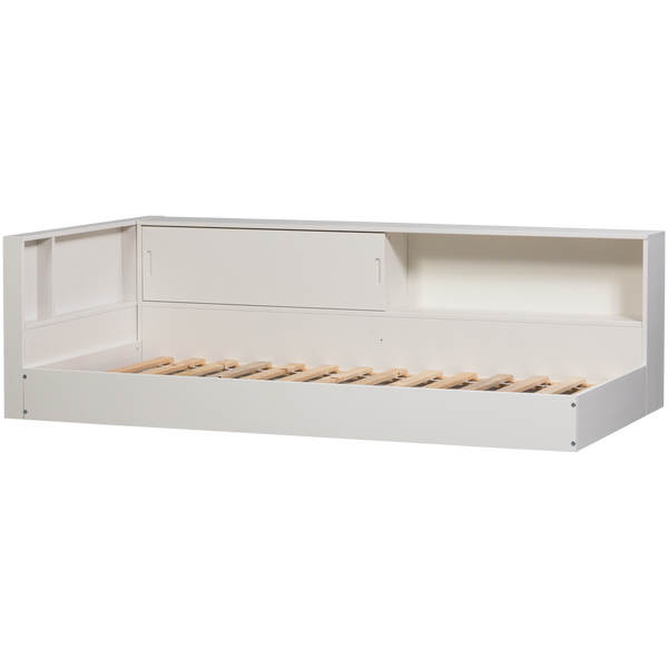 Carter hoekbed links/rechts grenen wit