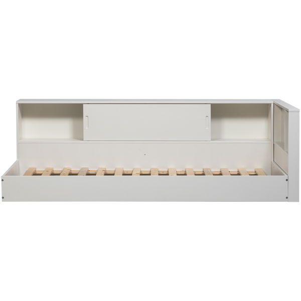 Carter hoekbed links/rechts grenen wit