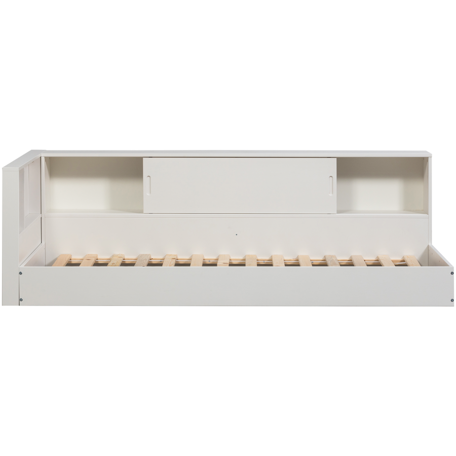 Carter hoekbed links/rechts grenen wit