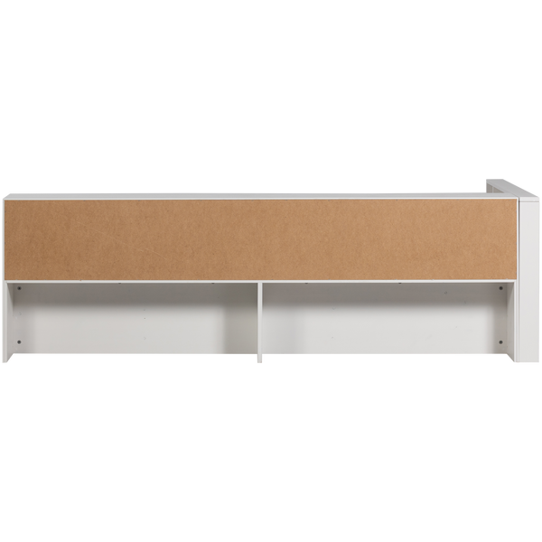 Carter hoekbed links/rechts grenen wit