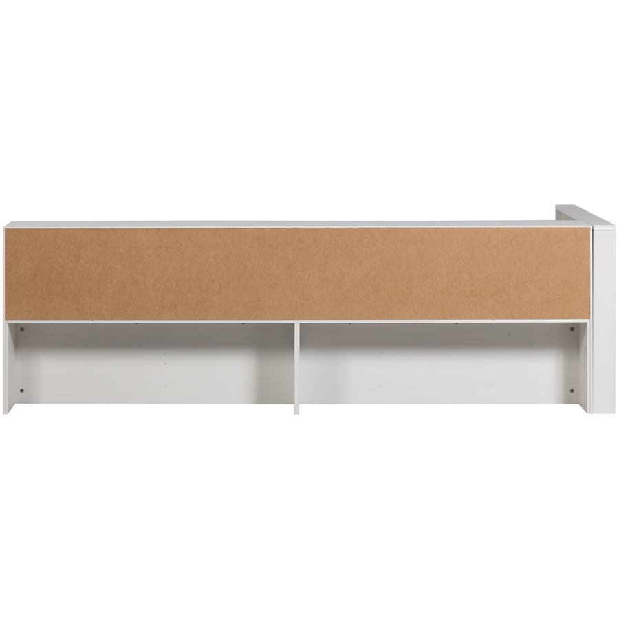 Carter hoekbed links/rechts grenen wit
