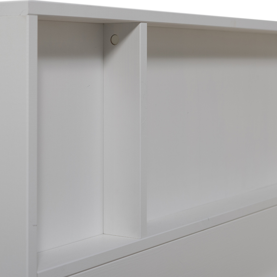 Carter hoekbed links/rechts grenen wit