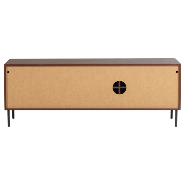 Gunnar tv-meubel 154 cm grenen bordeauxrood