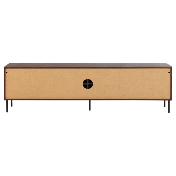 Gunnar tv-meubel 200 cm grenen bordeauxrood