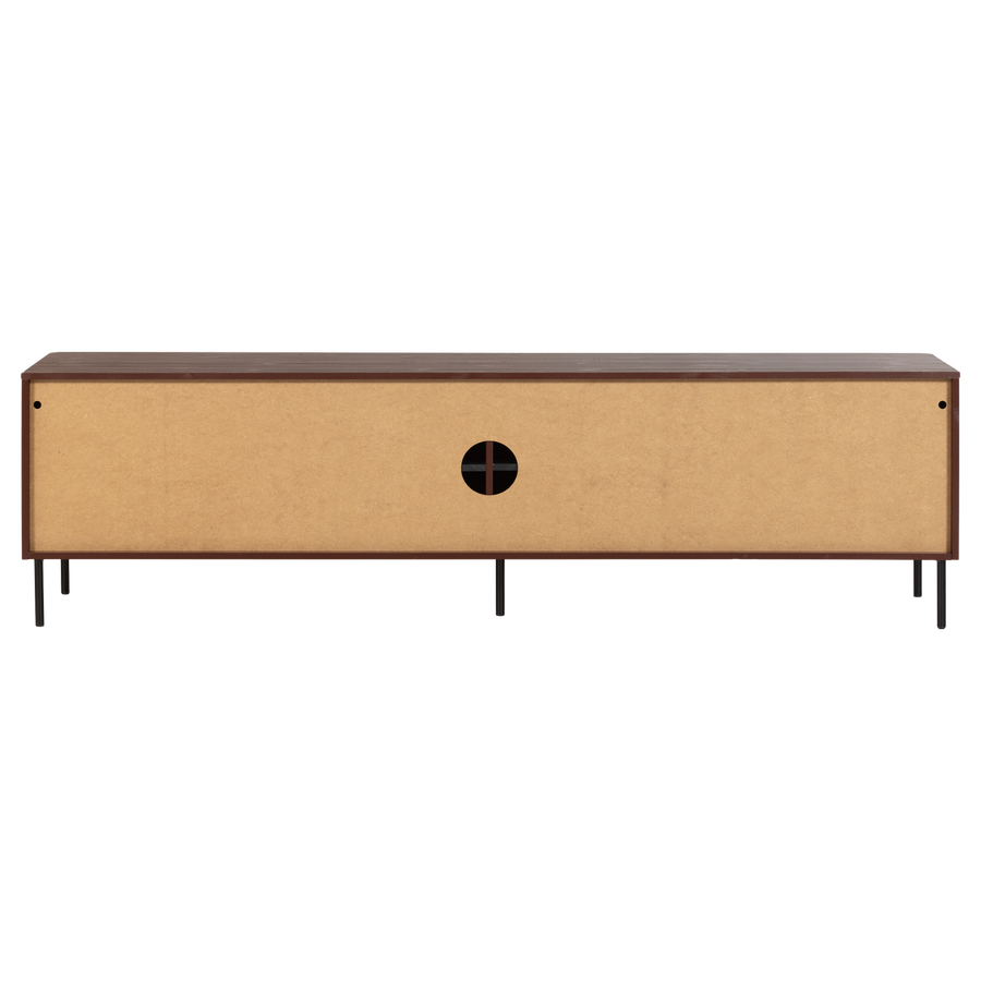 Gunnar tv-meubel 200 cm grenen bordeauxrood