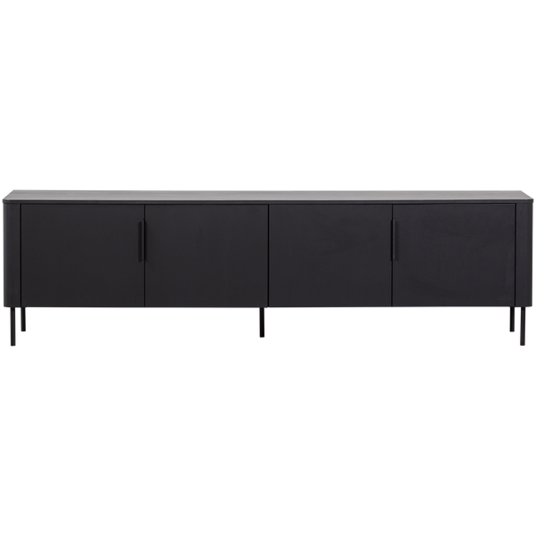 Gunnar tv-meubel 200 cm grenen matzwart