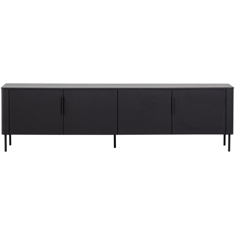 Gunnar tv-meubel 200 cm grenen matzwart