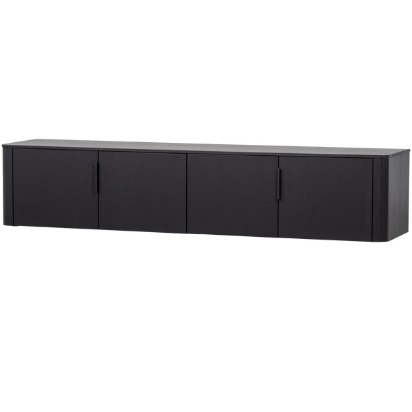 Gunnar tv-meubel 200 cm grenen matzwart