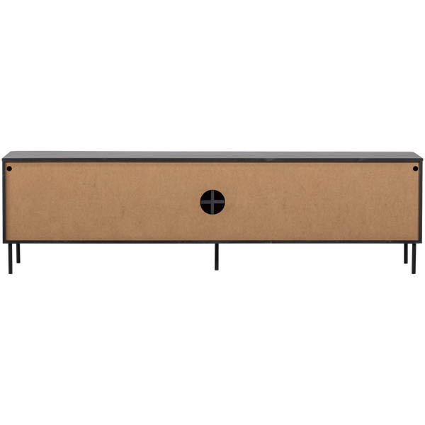 Gunnar tv-meubel 200 cm grenen matzwart