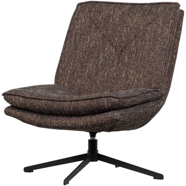 Milaro draaifauteuil bruin melange