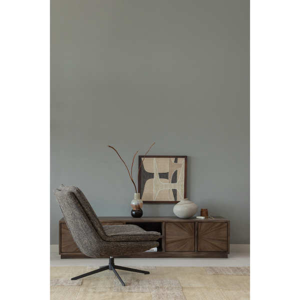 MILARO DRAAIFAUTEUIL BRUIN MELANGE