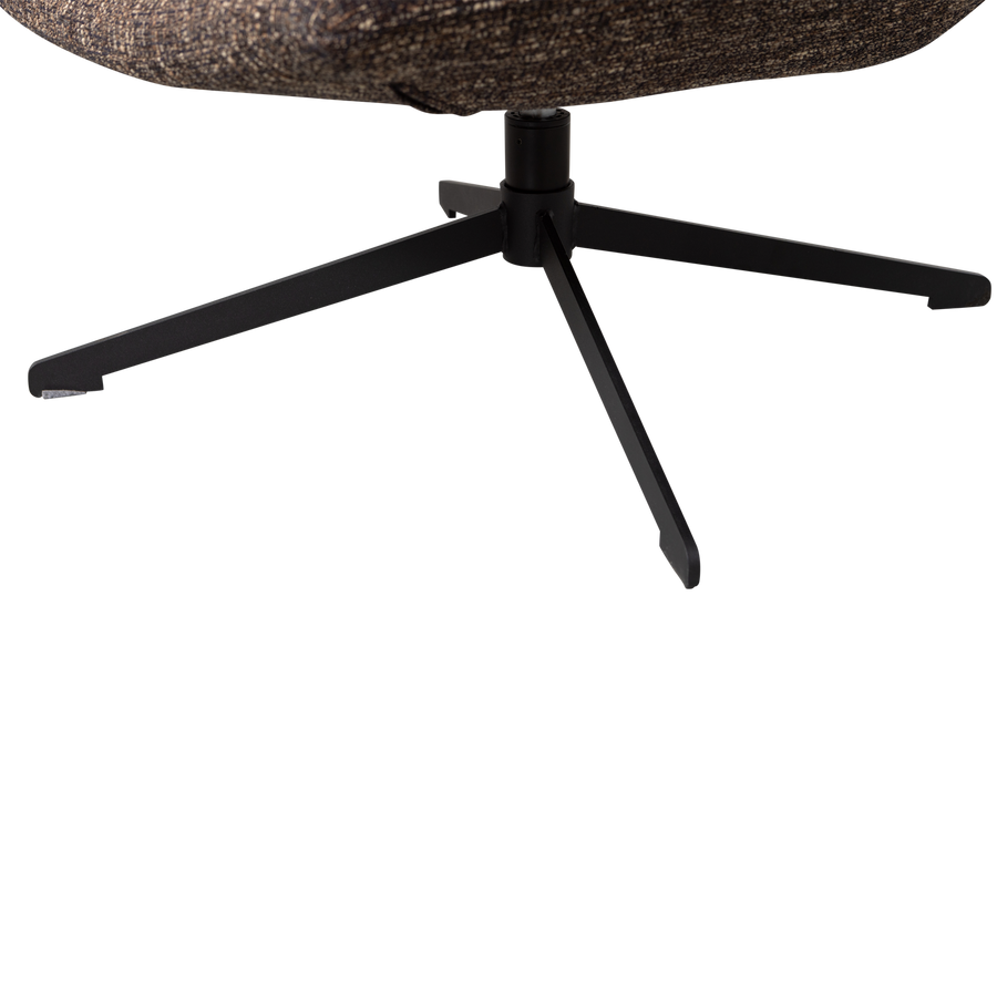 MILARO DRAAIFAUTEUIL BRUIN MELANGE
