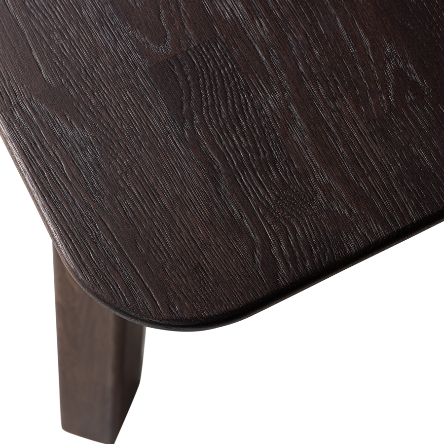 TABLO EETTAFEL AFGEROND VL 200x90CM MYSTIC BROWN [fsc]