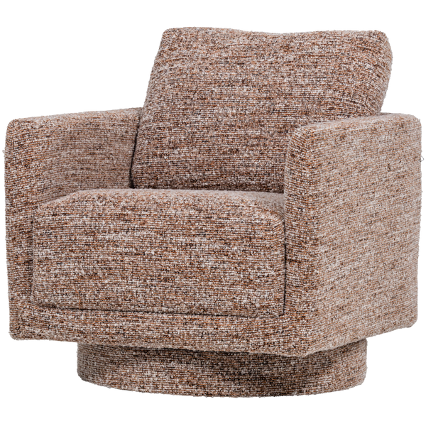 Oska draaifauteuil bruin melange