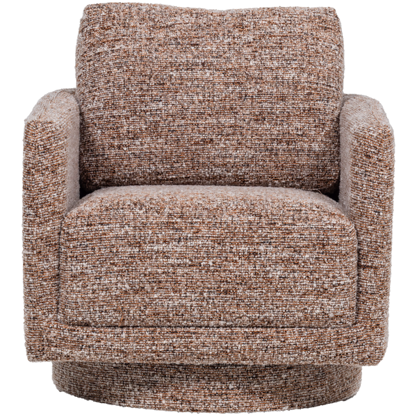 Oska draaifauteuil bruin melange