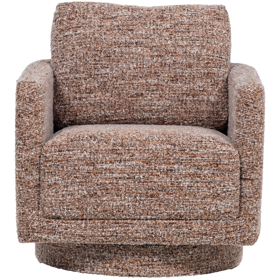Oska draaifauteuil bruin melange