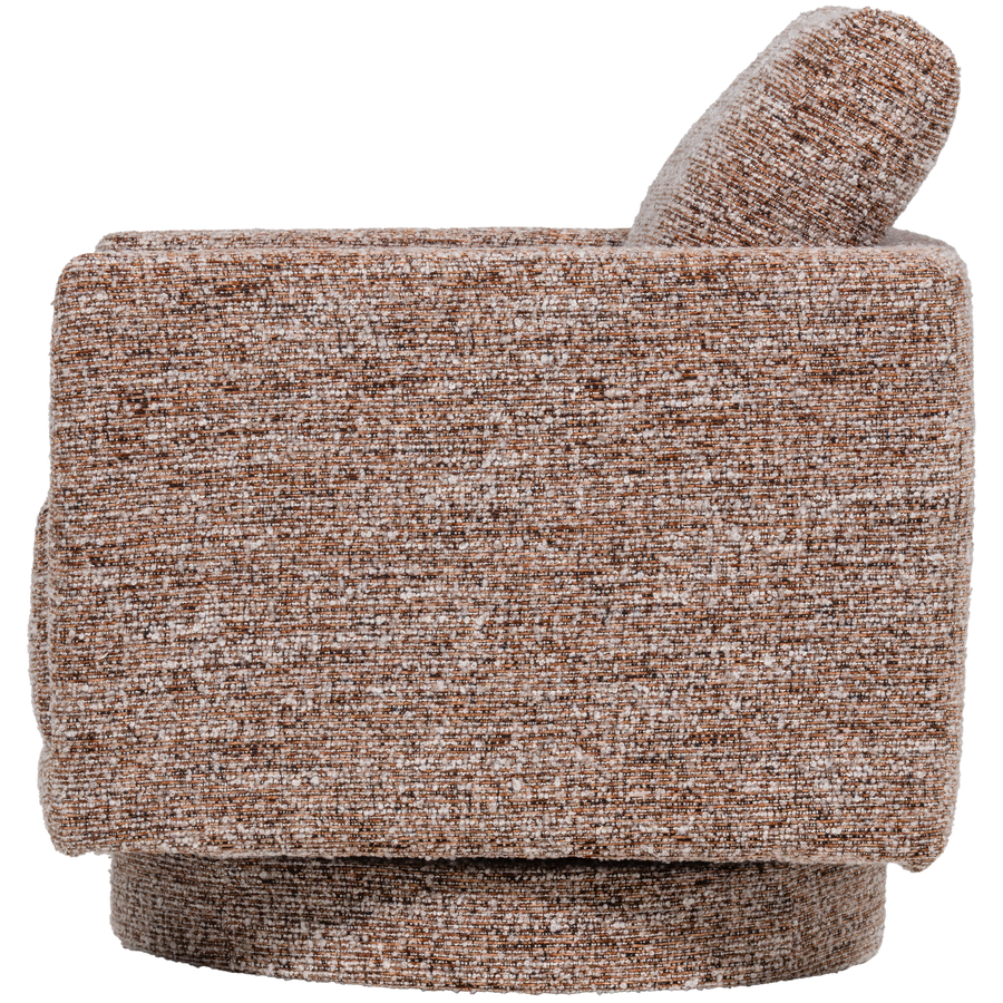 Oska draaifauteuil bruin melange