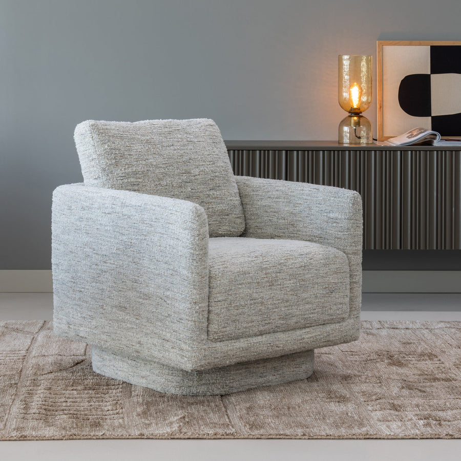 Oska draaifauteuil naturel melange