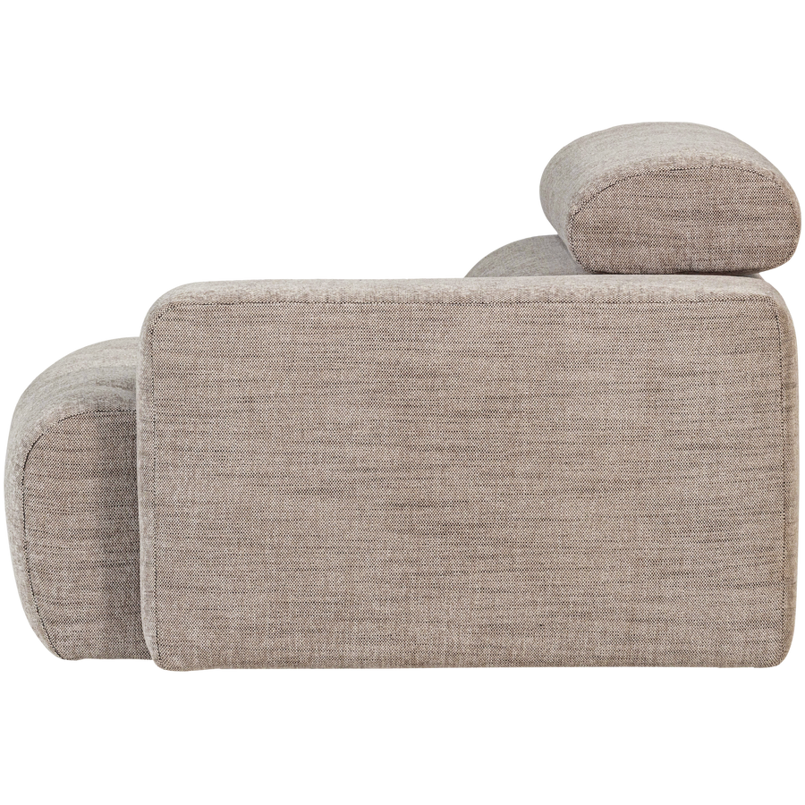NOVI 1-ZITS ELEMENT ARM RECHTS NATUREL MELANGE