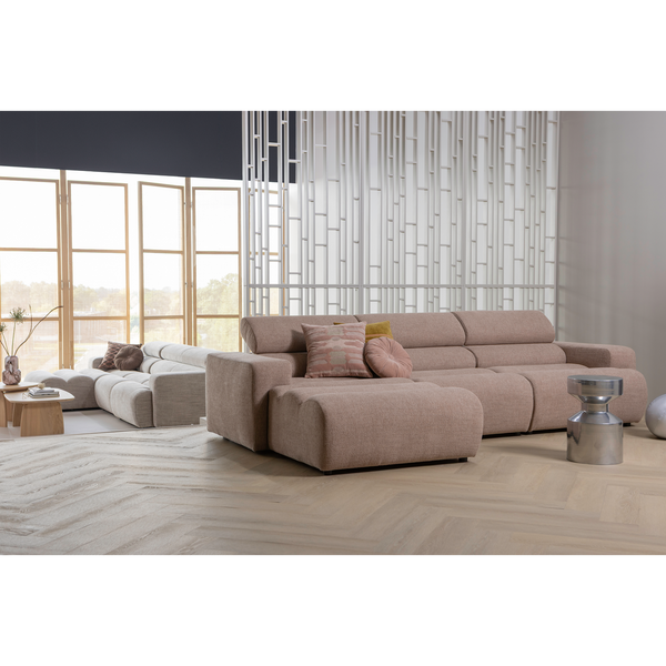 Novi 1-zits bankelement arm rechts boucle taupe