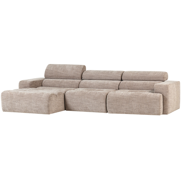NOVI CHAISE LONGUE BANK LINKS NATUREL MELANGE