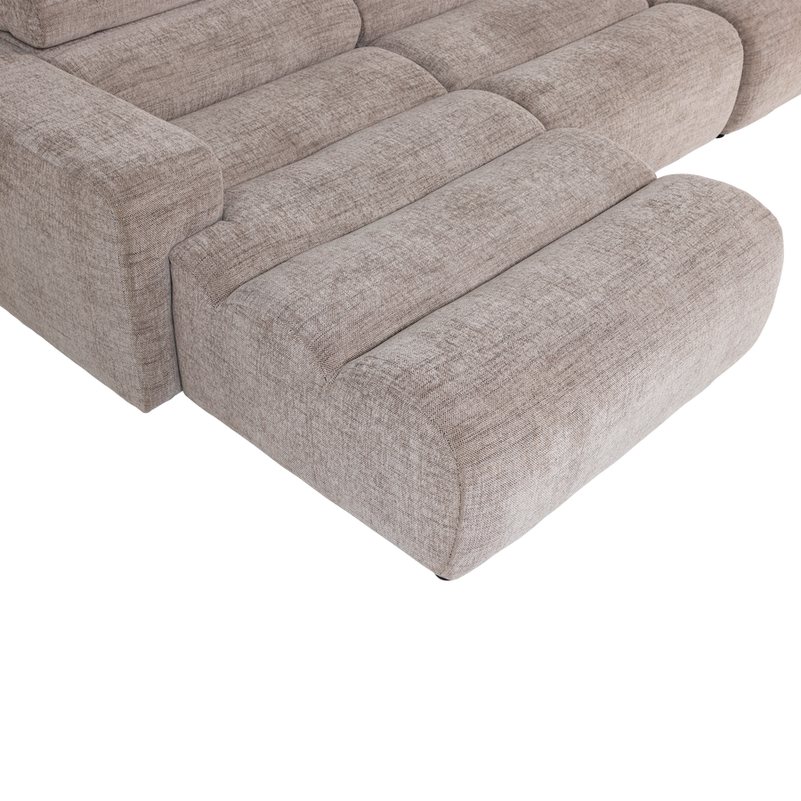 NOVI CHAISE LONGUE BANK LINKS NATUREL MELANGE