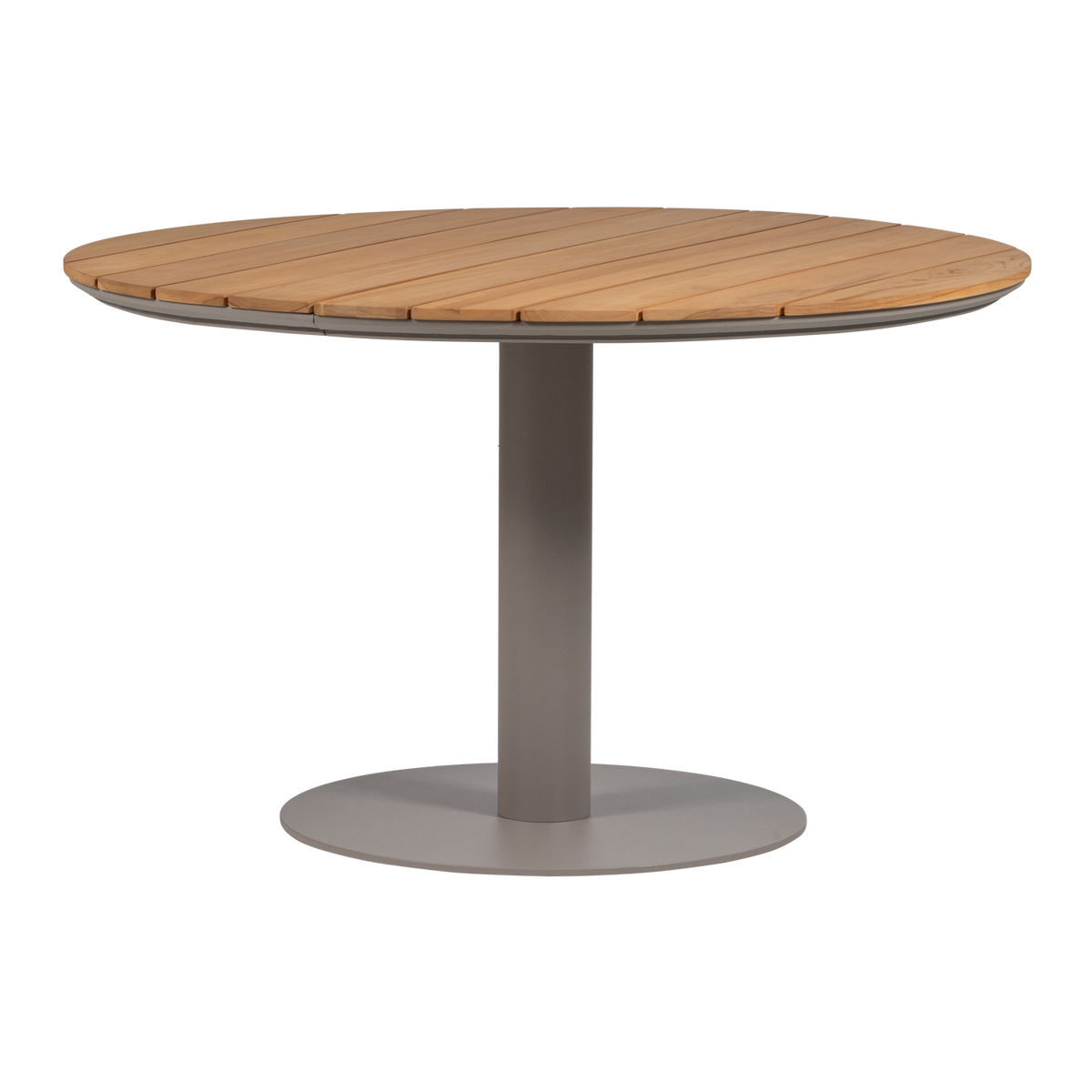 Vela tuintafel rond ø122 cm hout/aluminium naturel/zand