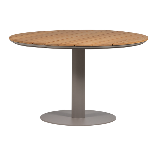 Vela tuintafel rond ø122 cm hout/aluminium naturel/zand