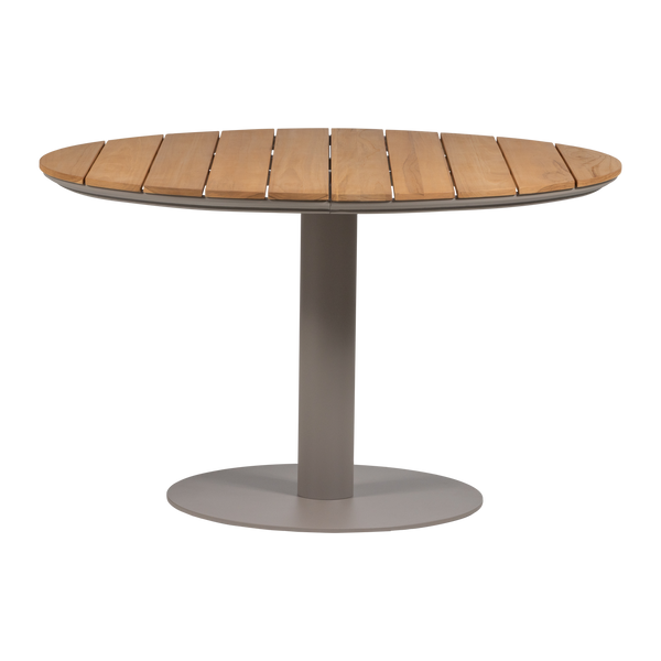 Vela tuintafel rond ø122 cm hout/aluminium naturel/zand