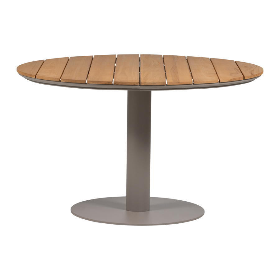 Vela tuintafel rond ø122 cm hout/aluminium naturel/zand
