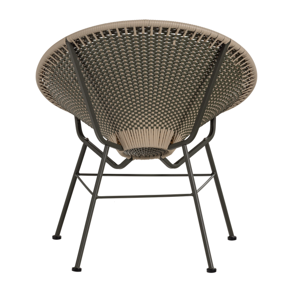 Kazoun tuin loungestoel wicker groen