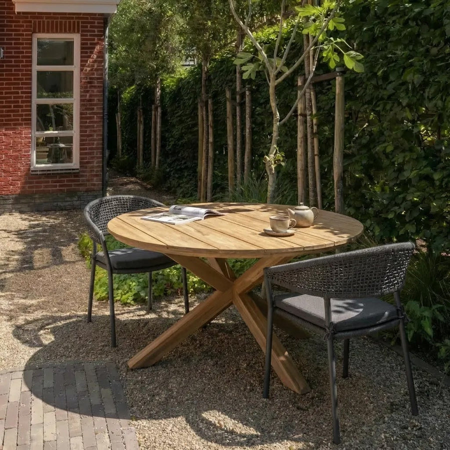 RILO TUINSTOEL ALUMINIUM BRUIN
