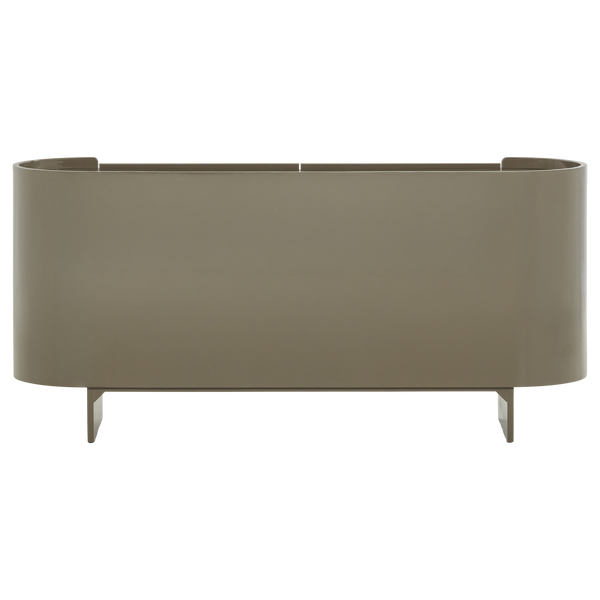Liora tv-meubel/dressoir hout hoogglans groen