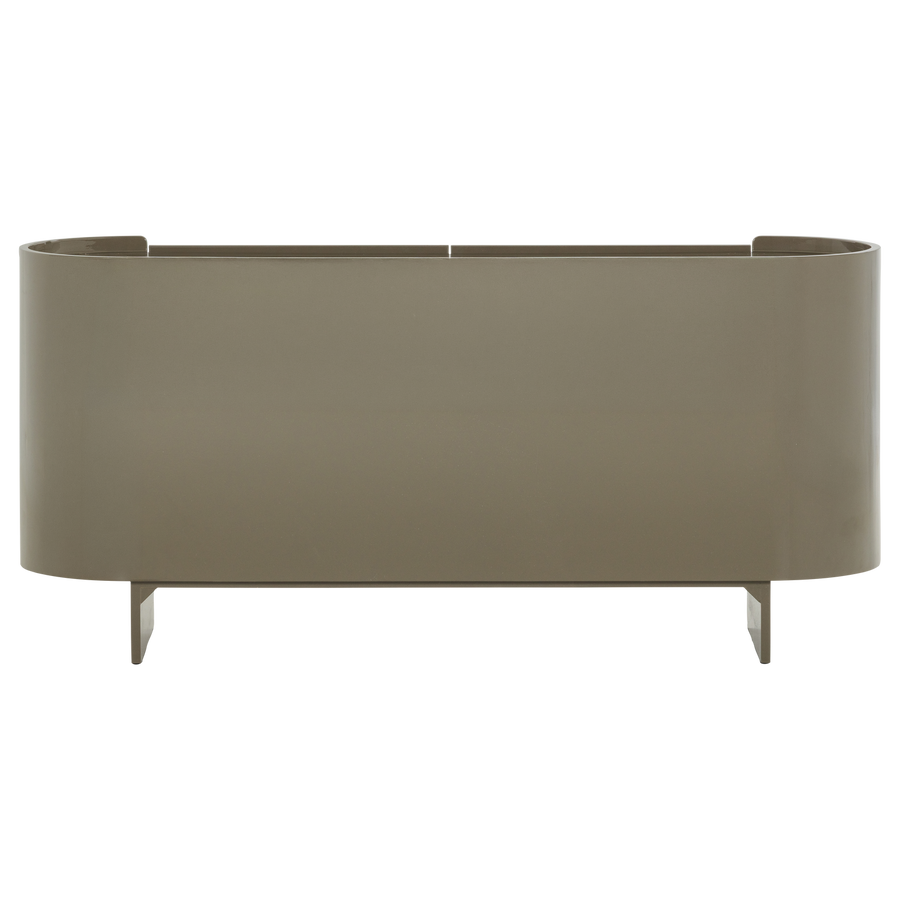 Liora tv-meubel/dressoir hout hoogglans groen