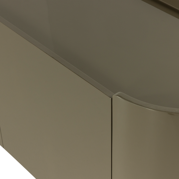 Liora tv-meubel/dressoir hout hoogglans groen