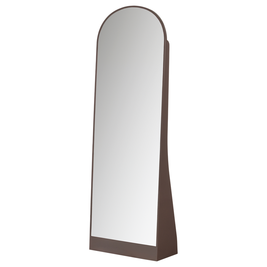 Solari passpiegel 175 x 60 cm hout hoogglans donkerbruin