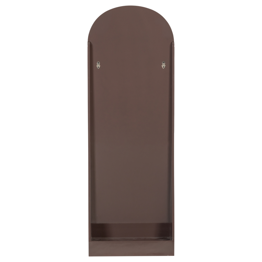 Solari passpiegel 175 x 60 cm hout hoogglans donkerbruin