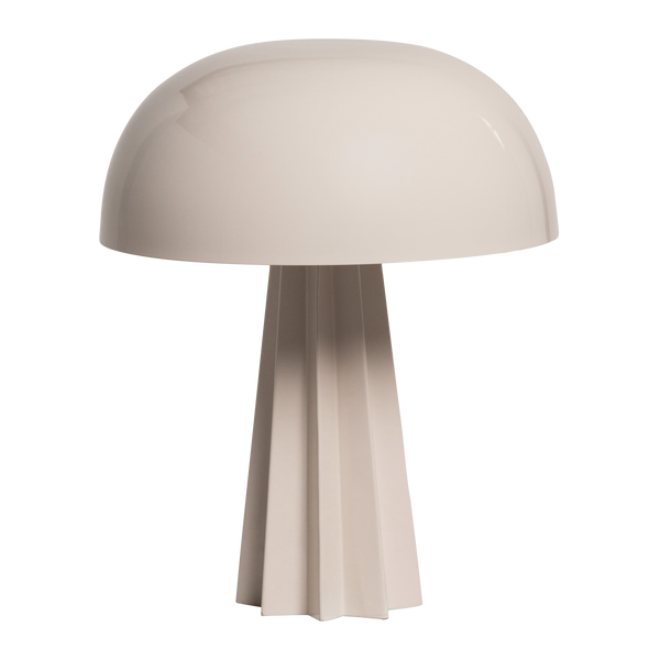 Virel tafellamp metaal hoogglans lichtgrijs