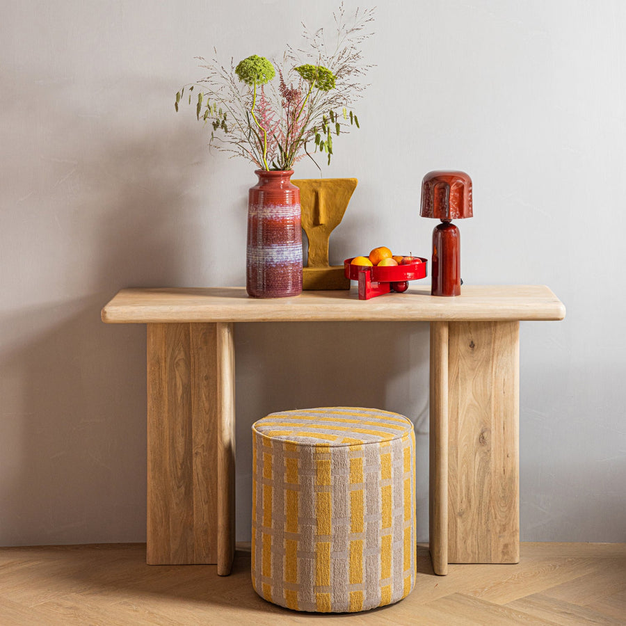 Lumira tafellamp metaal hoogglans bruinrood
