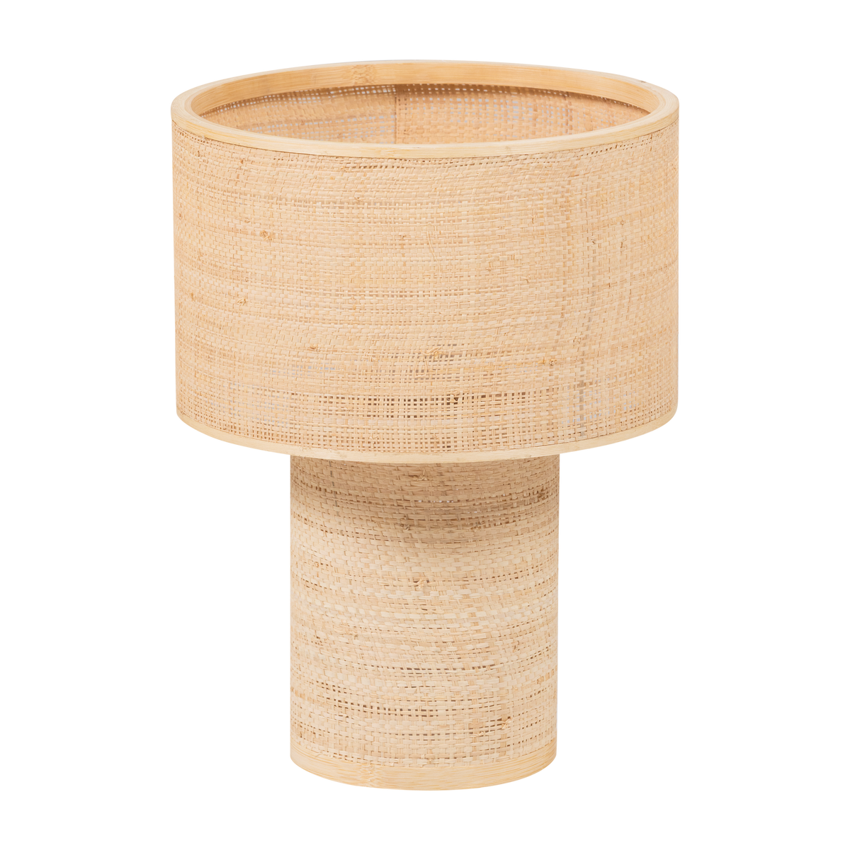 Syro tafellamp raffia naturel 38xo28 cm