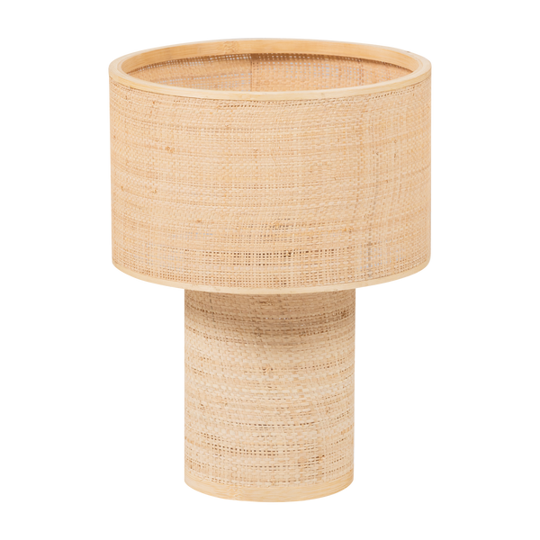 Syro tafellamp raffia naturel 38xo28 cm